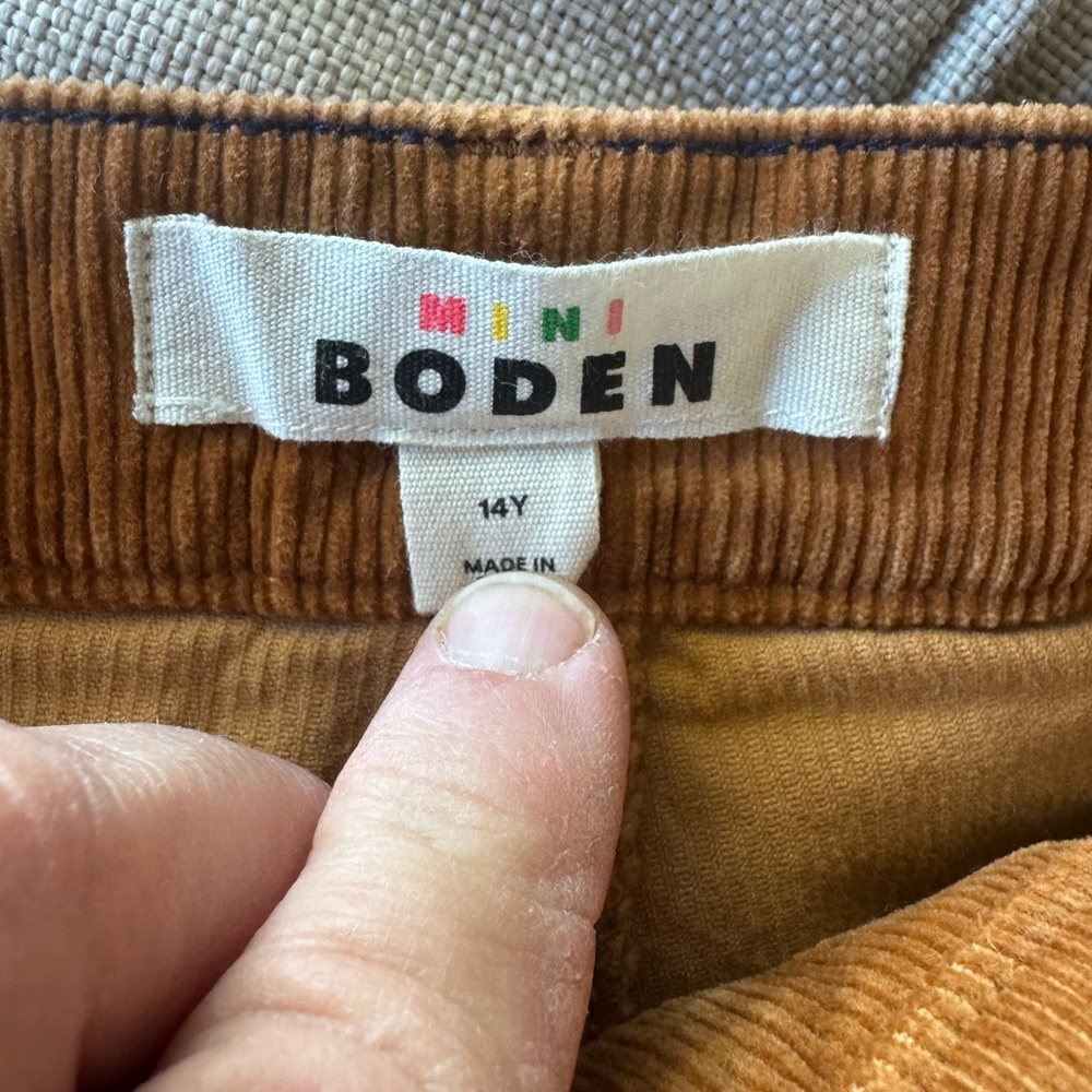 Mini Boden Corduroy Pants - Picture 3 of 10